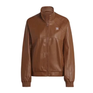 Adidas Adicolor Trefoil Faux Leather Jacket For Man