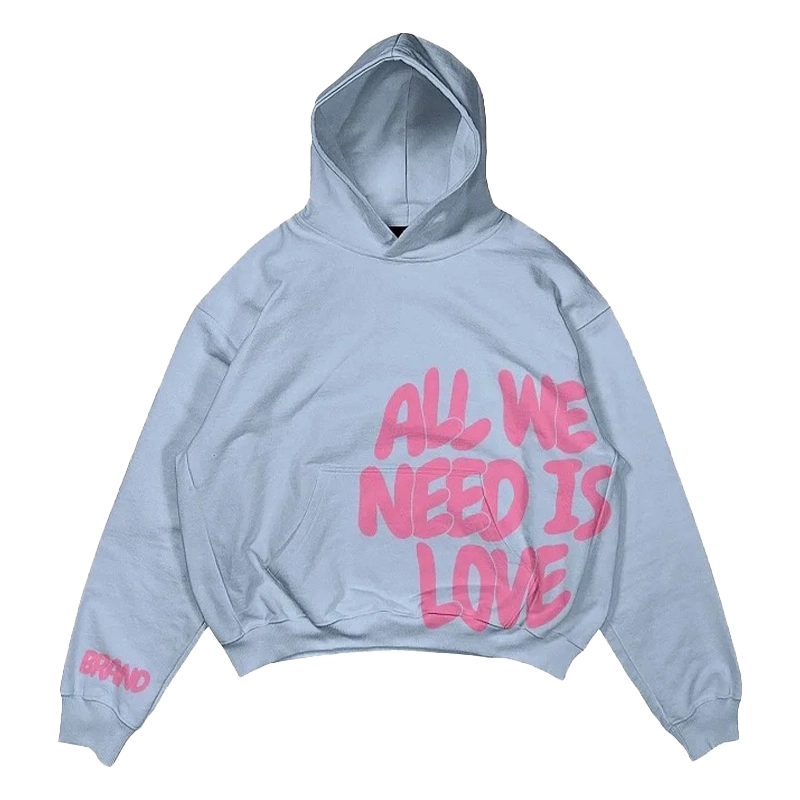 All We Need Is Love Hoodie For Woman