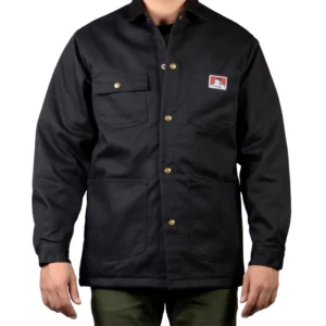 Ben Davis Black Jacket For Man