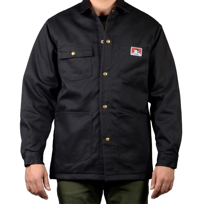Ben Davis Black Jacket For Man