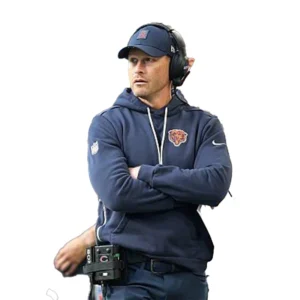 Ben Johnson Nike Chicago Bears Sideline Hoodie