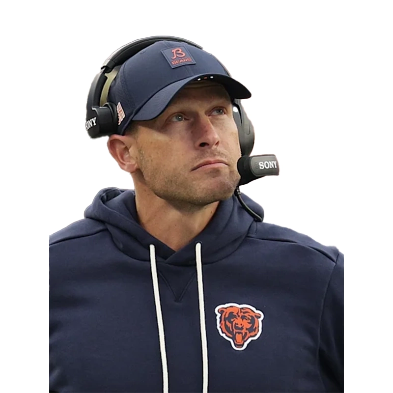 Ben Johnson Nike Chicago Bears Sideline Hoodie u