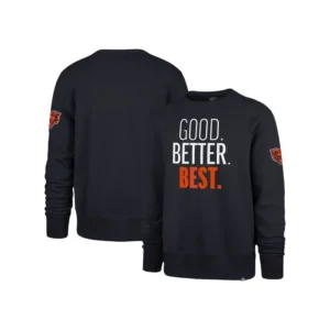 Chicago Bears Good Better Best Headline Sweatshirt
