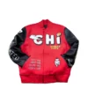 Chicago Windy City Red Varsity Jacket men
