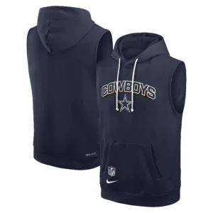 Dallas Cowboys Sideline Sleeveless Hoodie For Man