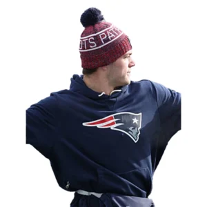 Drake Maye Drake Maye New England Patriots Sideline Hoodie For WomanNew England Patriots Sideline Hoodie For Woman