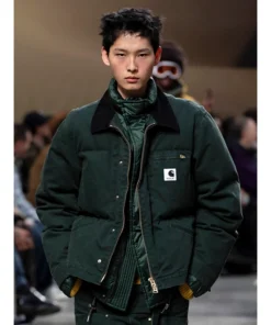 FW25 Sacai Carhartt Green Puffer Jackets