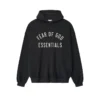 Fear Of God Essentials Black Hoodie