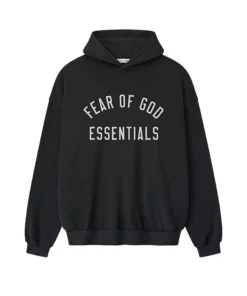 Fear Of God Essentials Black Hoodie