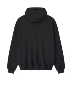 Fear Of God Essentials Black Hoodie For Man