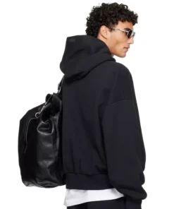 Fear of God ESSENTIALS Black Holiday Classic Hoodie for men