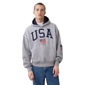 Gap Team USA Heavyweight Oversized Hoodie For Woman