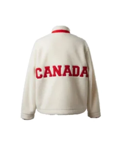 Heated Rivalry Team Canada Sherpa Fleece Jacket for men
