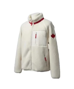 Heated Rivalry Team Canada Sherpa Fleece Jacket men