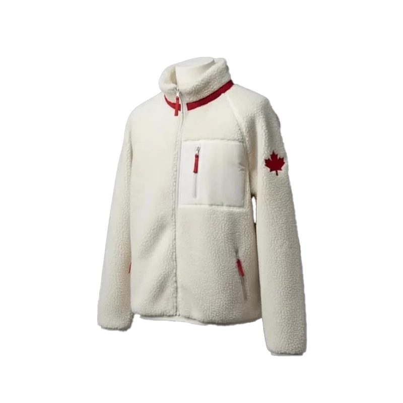 Heated Rivalry Team Canada Sherpa Fleece Jacket men
