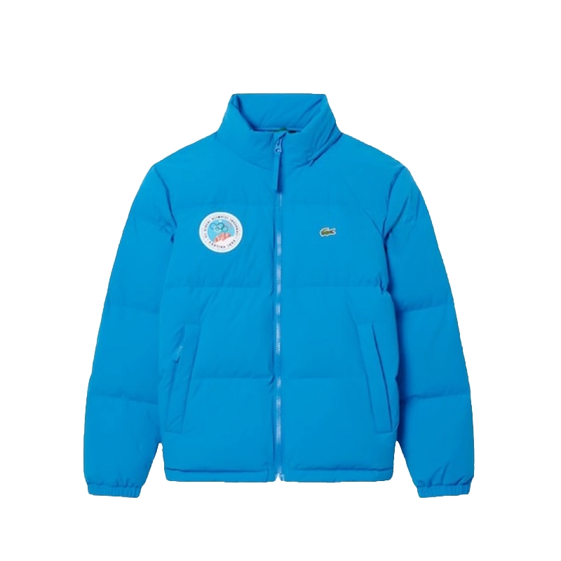 Lacoste x Olympic Heritage Cortina Blue Puffer Jacket For Lacoste