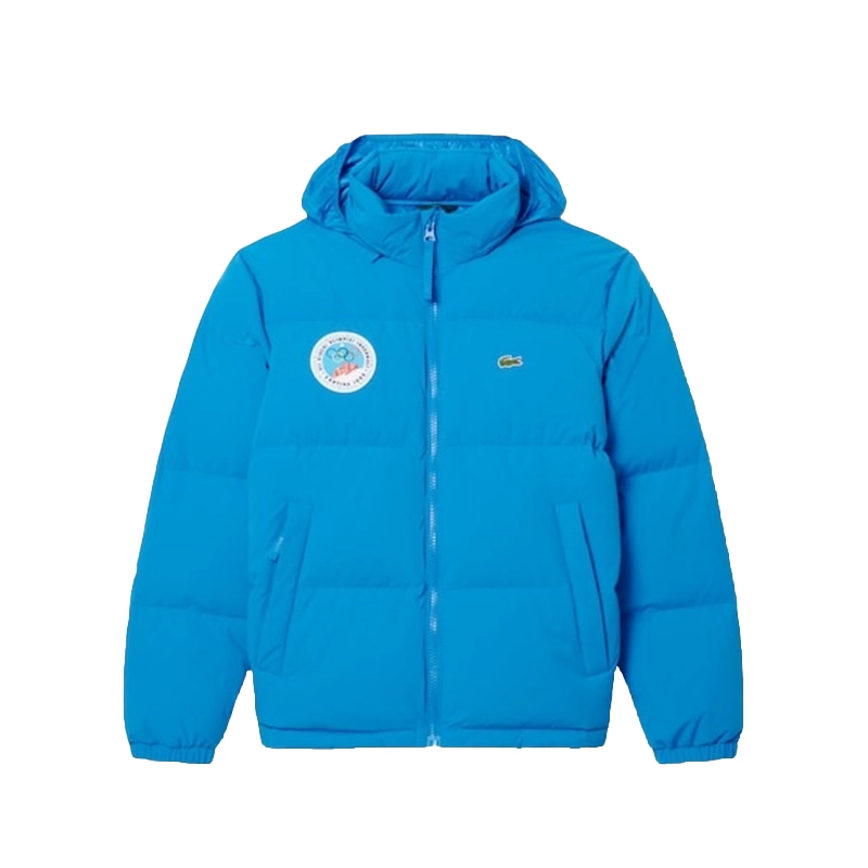 Lacoste x Olympic Heritage Cortina Blue Puffer Jacket Woman