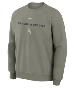 Los Angeles Dodgers Nike Primary Raglan Sweatshirt For Woman