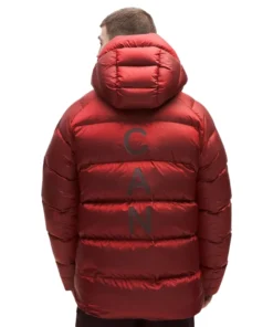 Lululemon Men’s Winter Olympics 2026 Team Canada Red Hooded Puffer Jackets