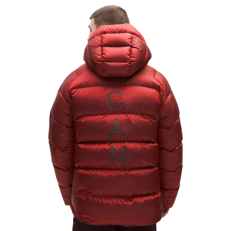 Lululemon Men’s Winter Olympics 2026 Team Canada Red Hooded Puffer Jackets