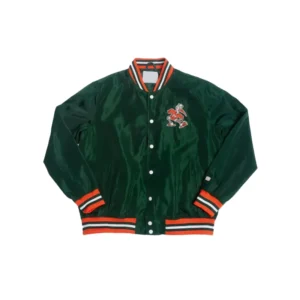 Miami Hurricanes Bomber Jacket For Man