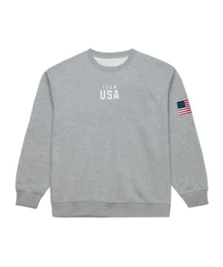 Mitchell & Ness Gray Team USA Coach Snoop Sweatshirt