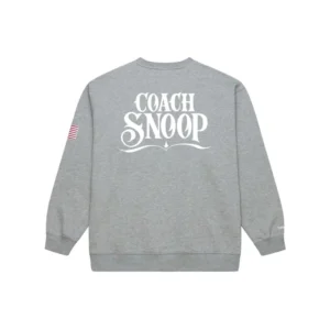 Mitchell & Ness Gray Team USA Coach Snoop Sweatshirt Grey
