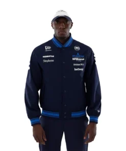 New Era x Atlassian Williams F1 Team Varsity Jacket For Woman