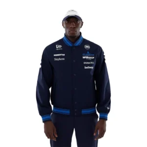 New Era x Atlassian Williams F1 Team Varsity Jacket For Woman