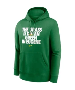 Nike Oregon Ducks Grass Is Green Hoodie For Woman