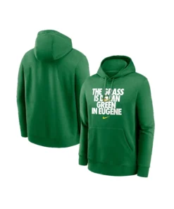 Nike Oregon Ducks Grass Is Green Hoodie fOR UjNISEX