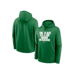 Nike Oregon Ducks Grass Is Green Hoodie fOR UjNISEX