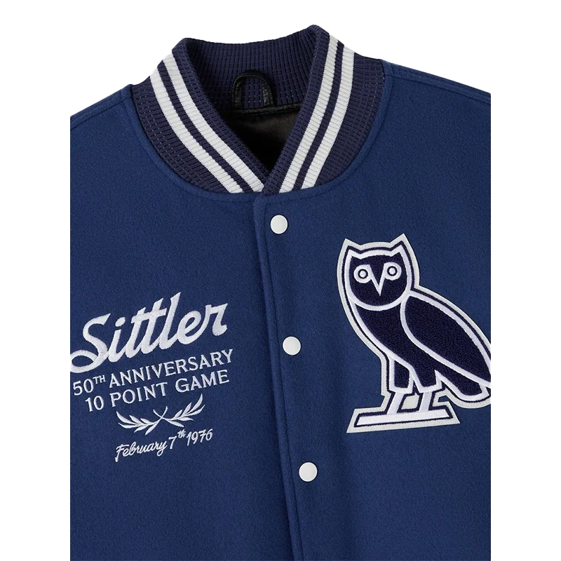 OVO Darryl Sittler Toronto Maple Leafs Varsity Jacket For Man