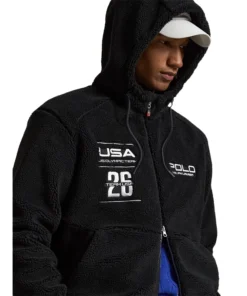 Olympic 2026 Team USA Pile Fleece Full-Zip Hoodie For 2026