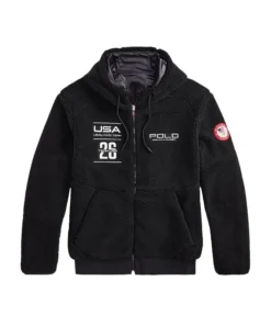 Olympic 2026 Team USA Pile Fleece Full-Zip Hoodie For Man