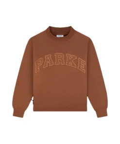 Parke Monochrome Varsity Mockneck Sweatshirt Man