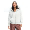 Parke Monochrome Varsity Zip Up Hoodie 2026