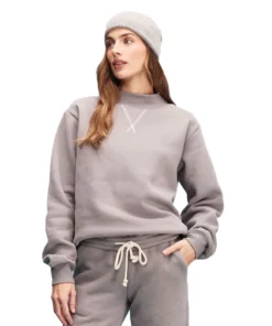 Parke Tonal Classic Mockneck Sweatshirt