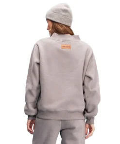 Parke Tonal Classic Mockneck Sweatshirt For Woman