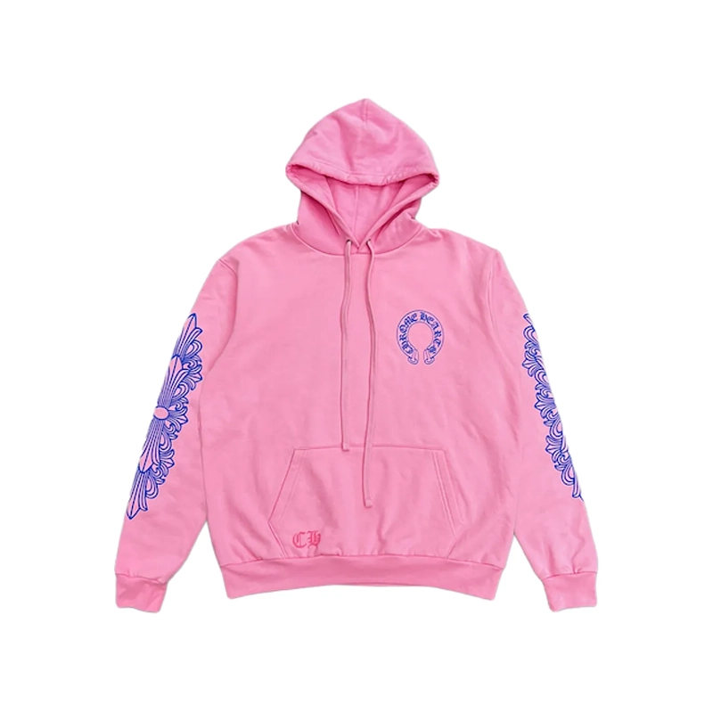 Pink Chrome Hearts Hoodie For Woman