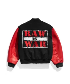 Raw Is War Varsity Jacket for men