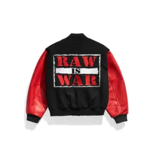 Raw Is War Varsity Jacket for men