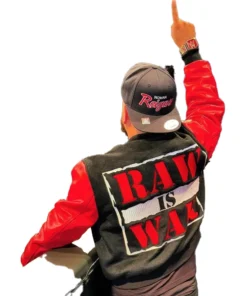 Raw Is War Varsity Jacket - Image 4