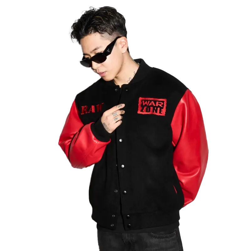 Raw Is War Varsity Jacket women