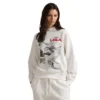 Recreation – 2026 Winter Olympics Polo Ralph Lauren Team USA Graphic Fleece Mockneck Sweatshirt – White