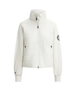 Recreation – Team USA Polo Ralph Lauren 2026 Winter Olympics White Hybrid Zip Jacket