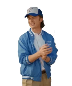 Stranger Things Steve Harrington Blue Coach Jacket For Man