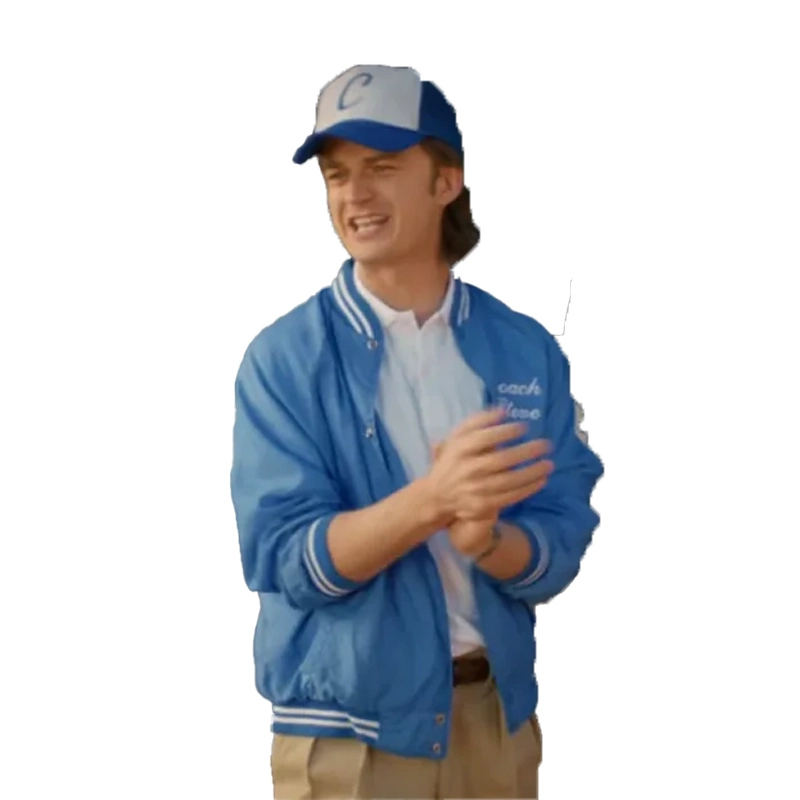 Stranger Things Steve Harrington Blue Coach Jacket For Man