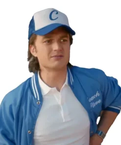 Stranger Things Steve Harrington Blue Coach Jacket For Unisex