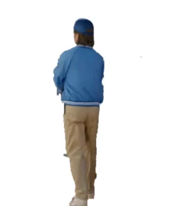 Stranger Things Steve Harrington Blue Coach Jacket For Woman